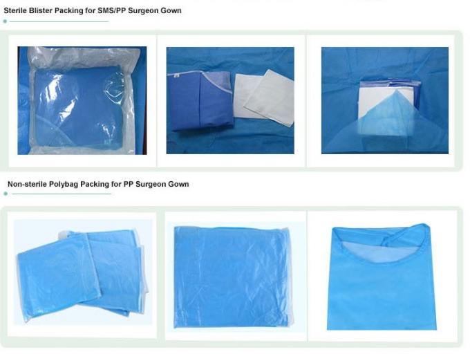 Flüssiger beständiger Wegwerfdoktor Gown 30gsm 50gsm für Gesundheitszentrum