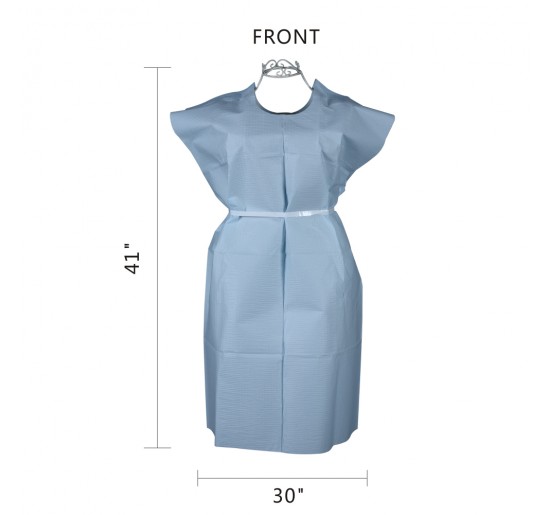 Ausgezeichnete Mikrobensperren-Wegwerfdoktor Gown Non-sterile For Health industriell
