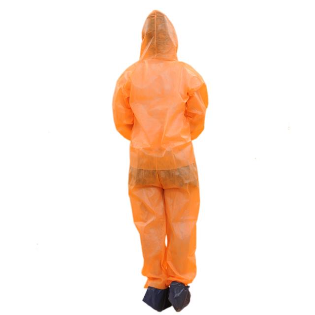 Wegwerfnicht gesponnenes chirurgisches Kleid S-5XL mit Haube und Beuten für Erwachsene
