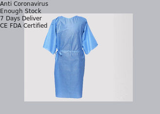 Flüssiger beständiger Wegwerfdoktor Gown 30gsm 50gsm für Gesundheitszentrum
