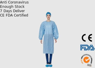 Blaue Farbwegwerfmedizinisches scheuert sich Breathable mit SMS-Material