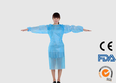 China Grüne Farbchirurgisches Wegwerfkleid MIT überzogenem Material PET pp. Firma