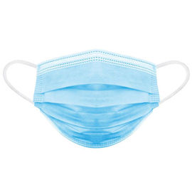 China Perfekte Wegwerfstaub-Mund-Maske nicht gesponnenes 3 Schicht-Gesichtsmaske-antibakterielles Mittel Firma