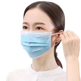 Perfekte Wegwerfstaub-Mund-Maske nicht gesponnenes 3 Schicht-Gesichtsmaske-antibakterielles Mittel
