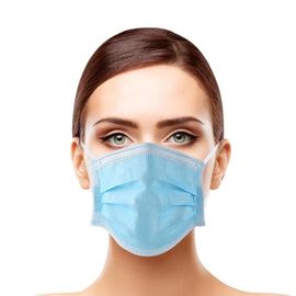 China Weiche Wegwerfgesichtsmaske-hohe Filtration, die nicht nicht gesponnene Mund-Maske reizt Firma