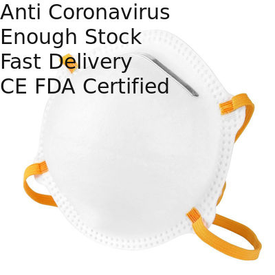 Dustproof Cup FFP2 Mask / Breathable Face Mask Respirator Multifunctional Non Woven Mask