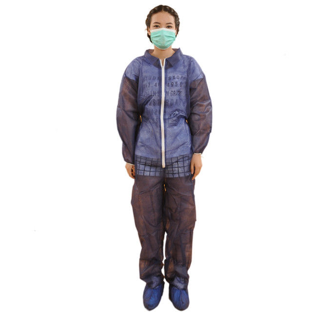 S-3XL nicht gesponnenes chirurgisches Kleid ohne Haube, leichter Breathable Overall