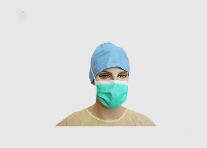 Einfache Verminderungs-üben Wegwerfgesichtsmaske/3 WegwerfGesichtsmaske des GRÜN-pp. aus