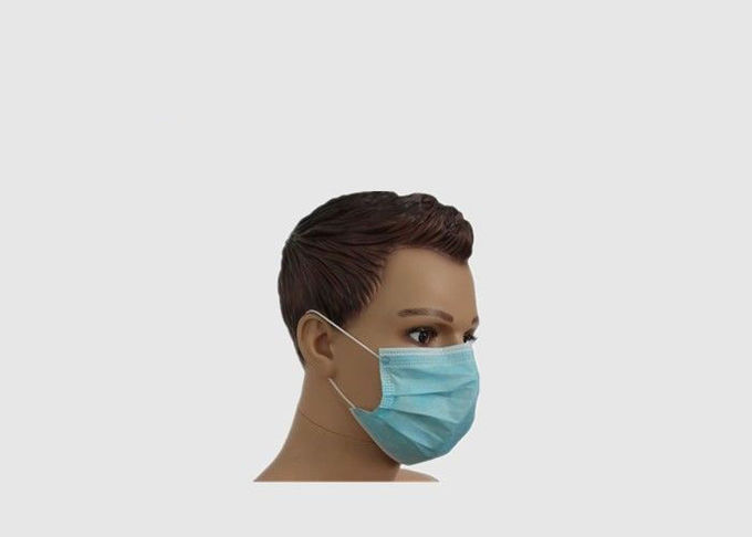 Blaue Wegwerfmasken-persönliche Sicherheits-nicht gesponnene Gesichtsmaske für Schönheits-Salon